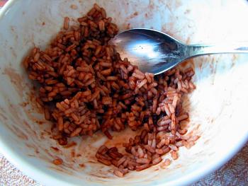 Betcha' never tried "chocolate rice" for breakfast!-bowl-chocolate-rice.jpg