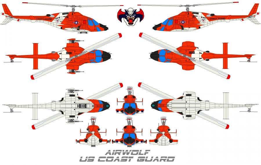 Airwolf Us Coast Guard By Bagera3005